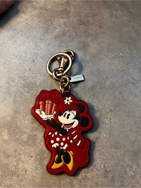 Disney x coach Minnie Mouse key charm